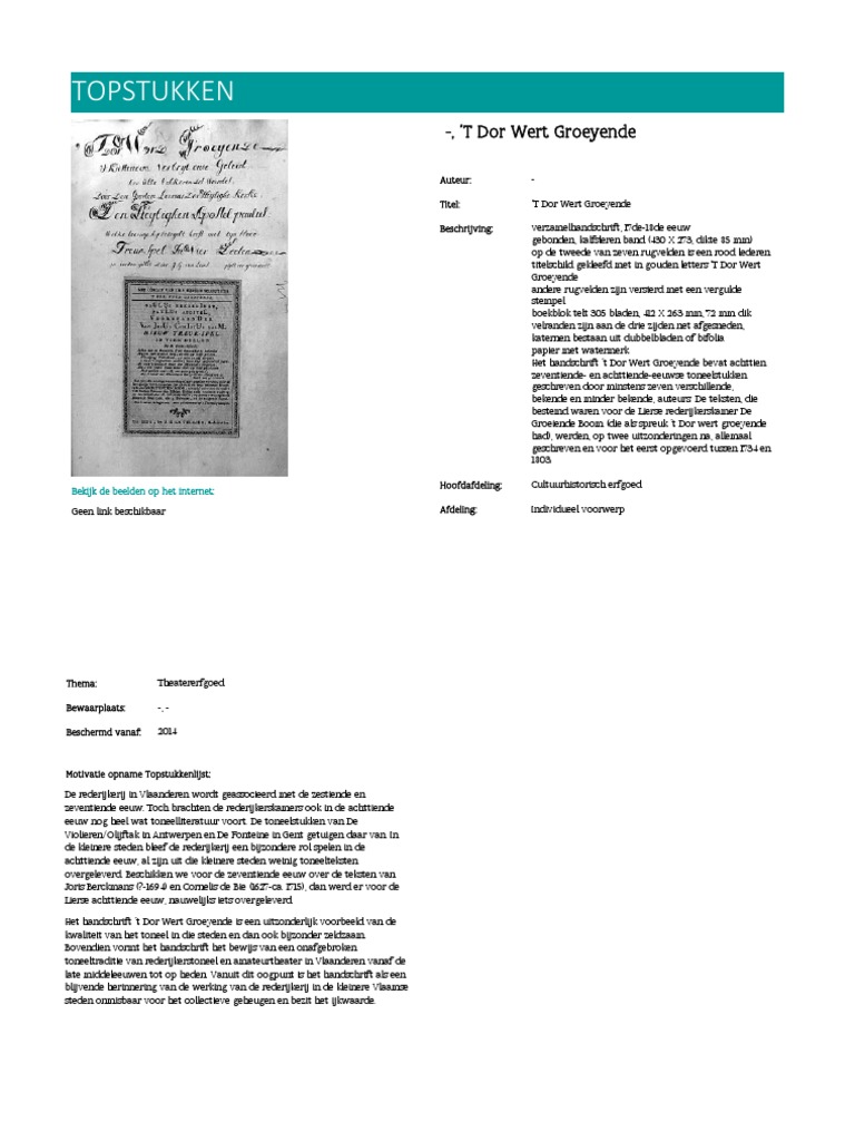 Topstukkenlijst Versie20161212 | PDF, image size:768x1024