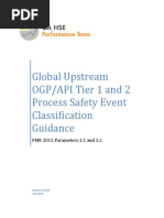 Global Upstream Tier 1 and 2 Process Safety Event Classification Guidance 2015