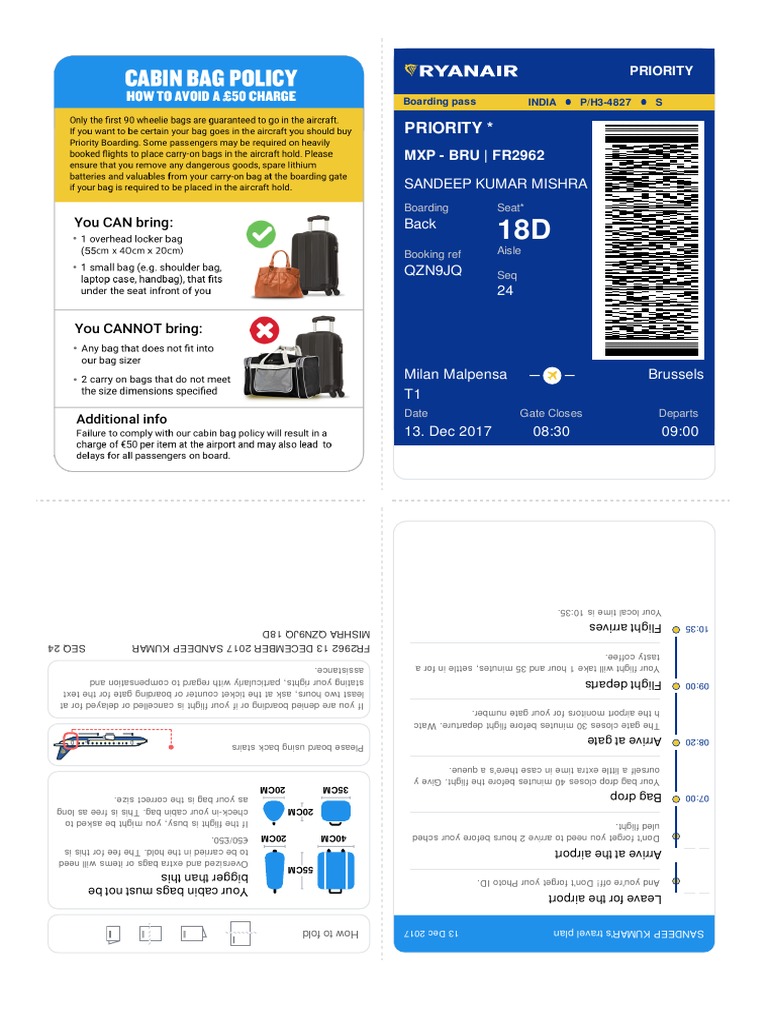 Boarding Pass Airport Transport Infrastructure