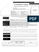 GC University Lahore: Separate Form To Be Submitted For Each Group & Admission Base/ Category