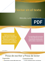 3 Prosa de Lector y Prosa de Escritor