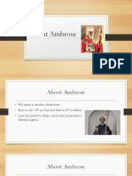 Saint Ambrose Presentation