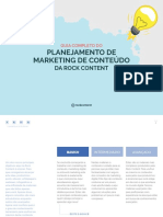 Guia Completo Do Planejamento de Marketing de Contedo Da Rock Content