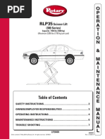 Rlp 35 Serie 300 7.7klb 3.5ton Elevador de Tijera