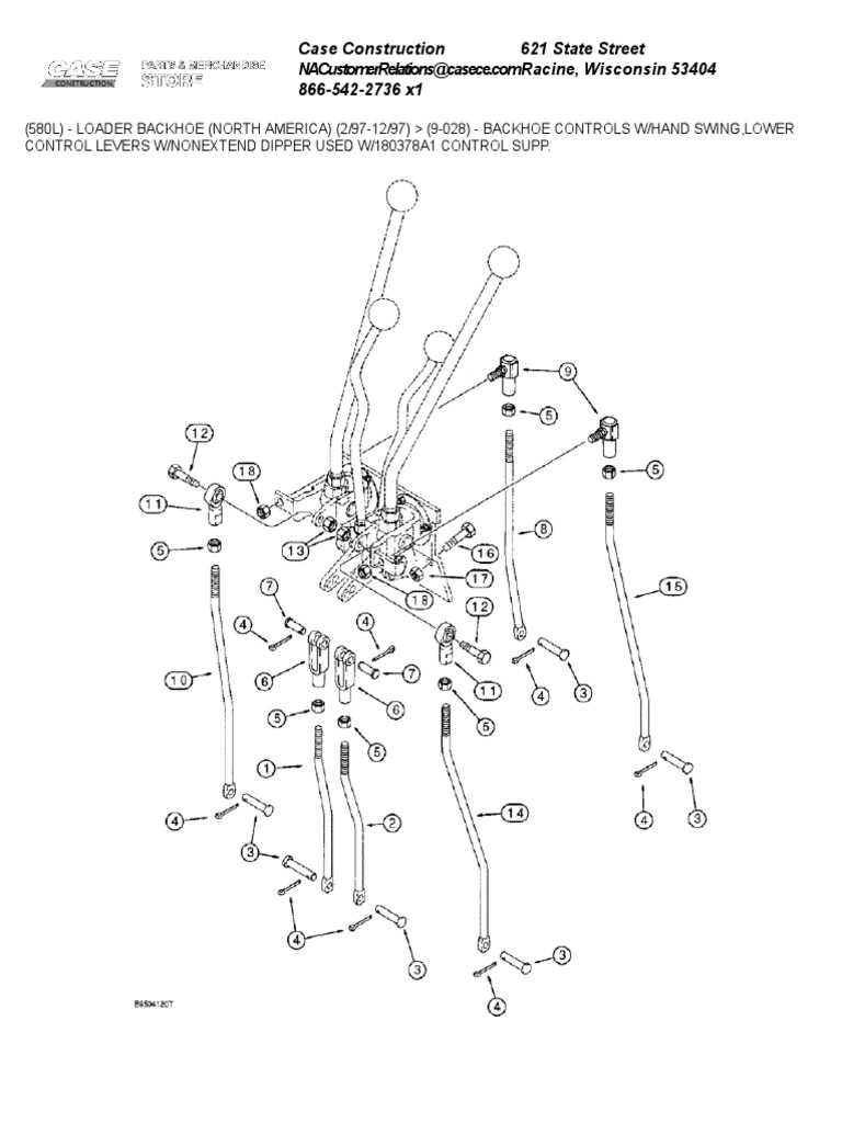 Backhoe Parts List for Technicians | PDF