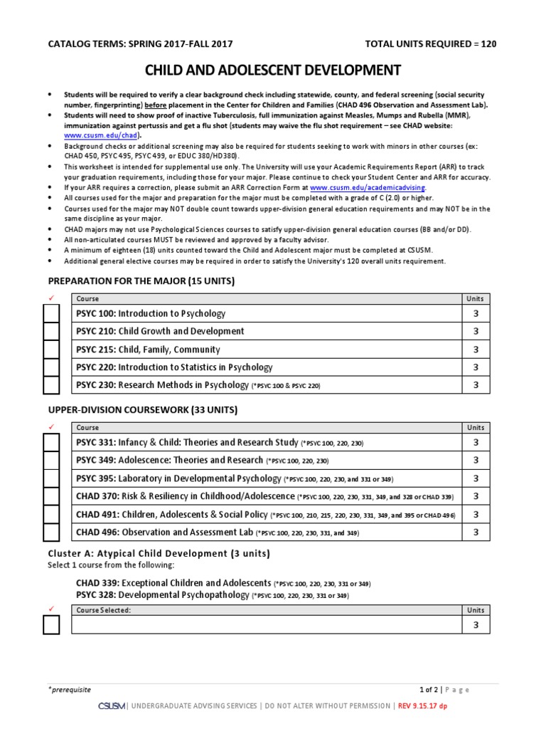 Chad | PDF | Developmental Psychology | Psychology
