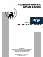 Golden Retriever Extended Breed Standard