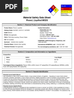 Phenol, Liquified MSDS: Section 1: Chemical Product and Company Identification