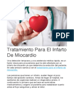 Tratamiento para El Infarto de Miocardio