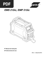Esab Multi Process 215ic Operatos Manual Pt Sp