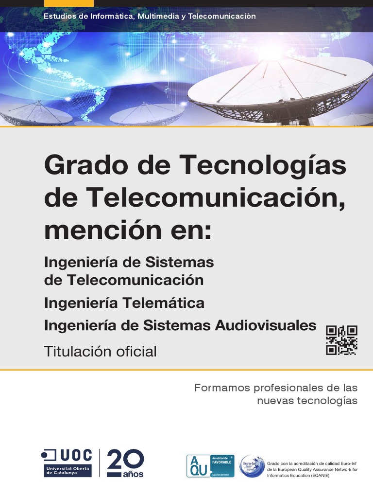 Grado en Telecomunicaciones UOC | PDF | Tecnología de información y ...