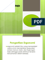 PPT Rancangan Meja Kerja Yang Ergonomis Kel. 10