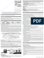 Manual de Instrucoes Carregador de Baterias Inteligente Air Plus 12v127v Schulz PDF