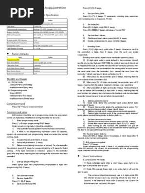 Rfid Card Access Control System Manual Timtec Pdf Access Control Radio Frequency Identification