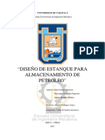 Proyecto 2 Diseño de Estanque de Petróleo Final PDF