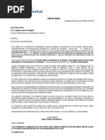 Modelo Solicito Carta Fianza