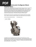 Spesifikasi dan Analisis Yamaha Mio Smile | PDF