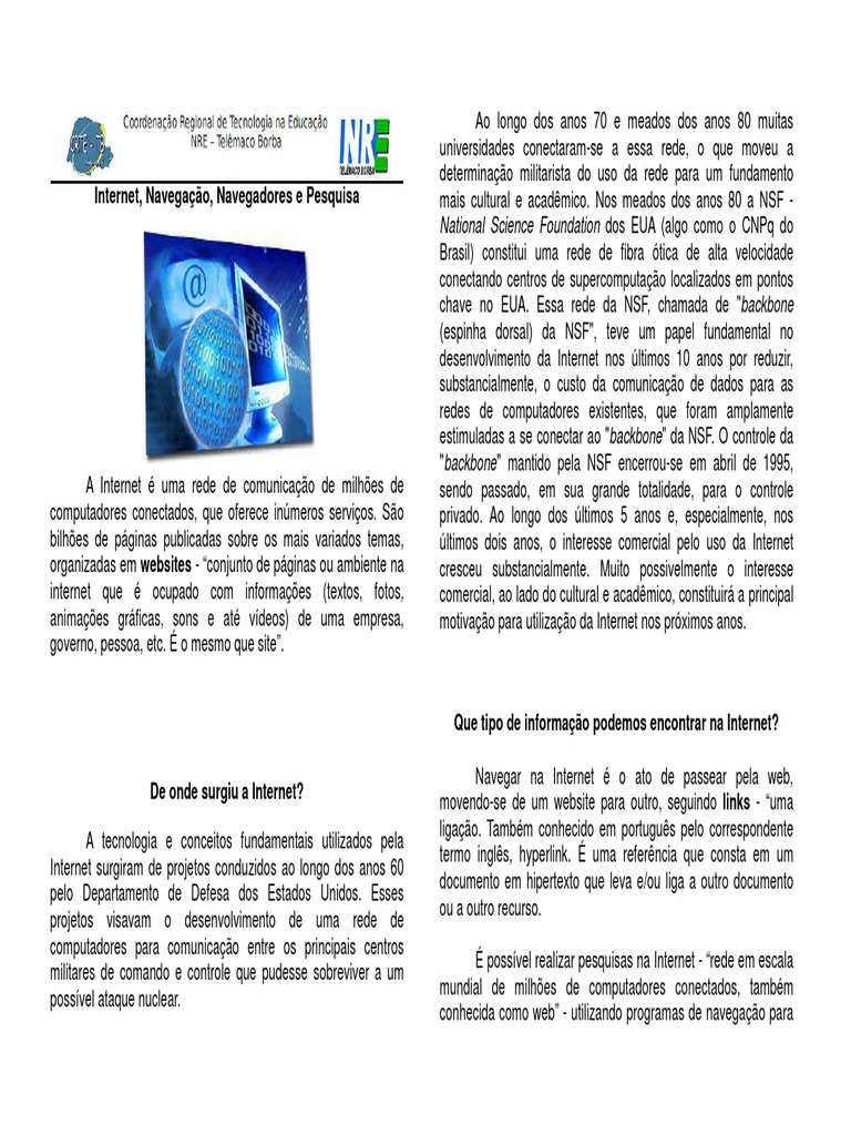 A PDF | PDF | Navegador da Web | Rede mundial de computadores