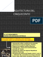 Arquitectura Del Cinquecento