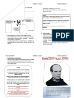 Tercera Ficha Preparación 2018: "FRANCISCO JOVEN"