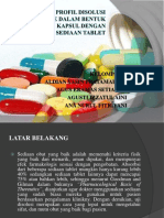 Perbandingan Profil Disolusi Obat Citicolin Dalam Bentuk Sediaan