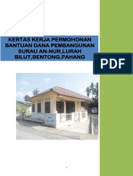 Surau An-Nur Proposal - PEMBAIKPULIHAN