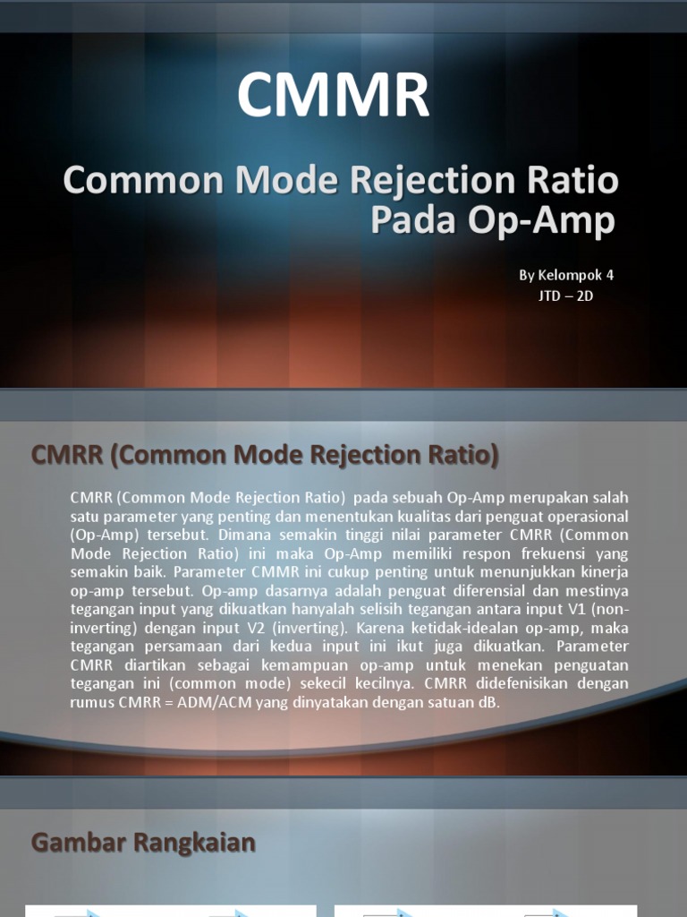Presentasi CMMR | PDF