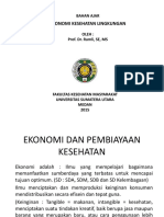 Ekonomi Dan Pembiayaan Kesehatan 2014