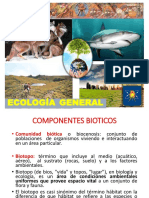 Ecología general: Componentes bióticos y abióticos