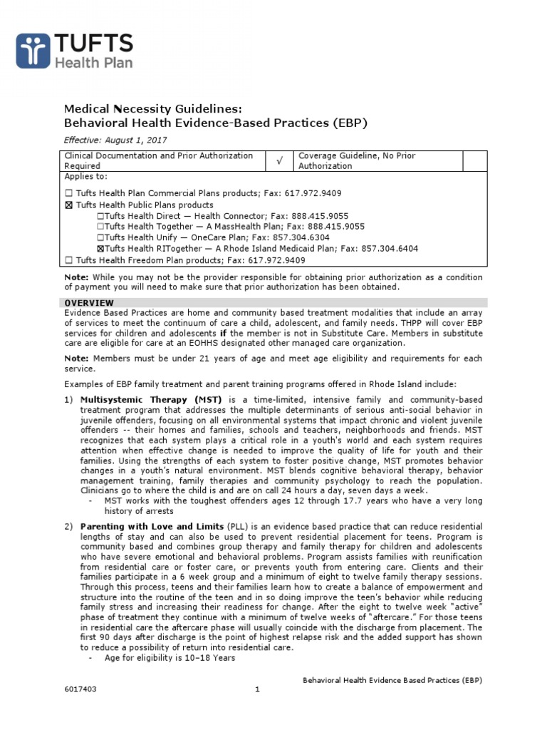 Best Practices Treatment PDF Evidence Based Practice Mental Health