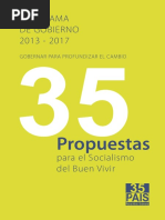 Programa de Gobierno 2013-20171