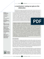 Organism Versus Mechanism