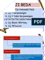 Uji Beda Statistik Parametrik dan Non Parametrik