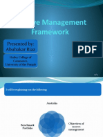 Reserve Management Framework - Presentation