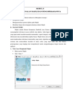 Modul 8 Pengenalan Maple Dan Pengoperasiannya PDF
