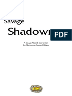 Savage Shadowrun Second Edition - Version 0.8e PF PDF