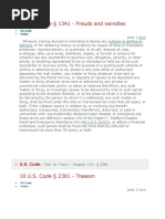 18 U.S. Code 1341 - Frauds and Swindles: Next Scheme or Artifice To Defraud