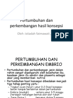 Pertumbuhan Dan Perkembangan Hasil Konsepsi