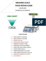 WEIGHING SCALE Service Guide by Jose Gellado IV