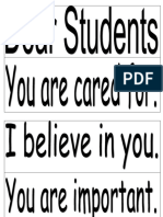 Dear Students