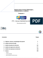 Plan de Negocio para El Sector Siderurgico, Metalmecanico y Astillero en Colombia. Producto 1. Diciembre 2012.