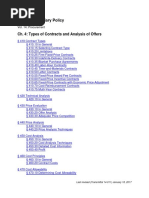 Guide To Judiciary Policy: Ch. 4: Types of Contracts and Analysis of Offers