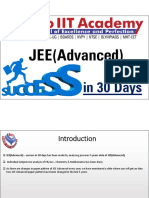 JEE Advanced - Succes in 30 Days