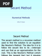 Secant Method