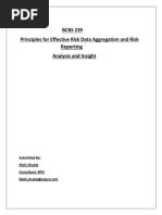 BCBS 239 Principles for Risk Data Management | PDF | Business