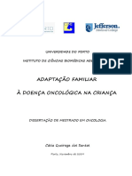 Adaptação Familiar À Doença Oncológica Na Criança