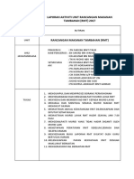 Laporan Aktiviti Unit Rancangan Makanan Tambahan (RMT) 2017