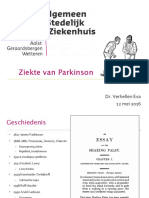 Presentatie Ziekte Van Parkinson DR Eva Verhellen