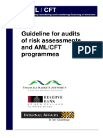 Guideline For Audits of Risk Assessments and AML/CFT Programmes