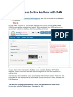 Step Process To Link Aadhaar With PAN